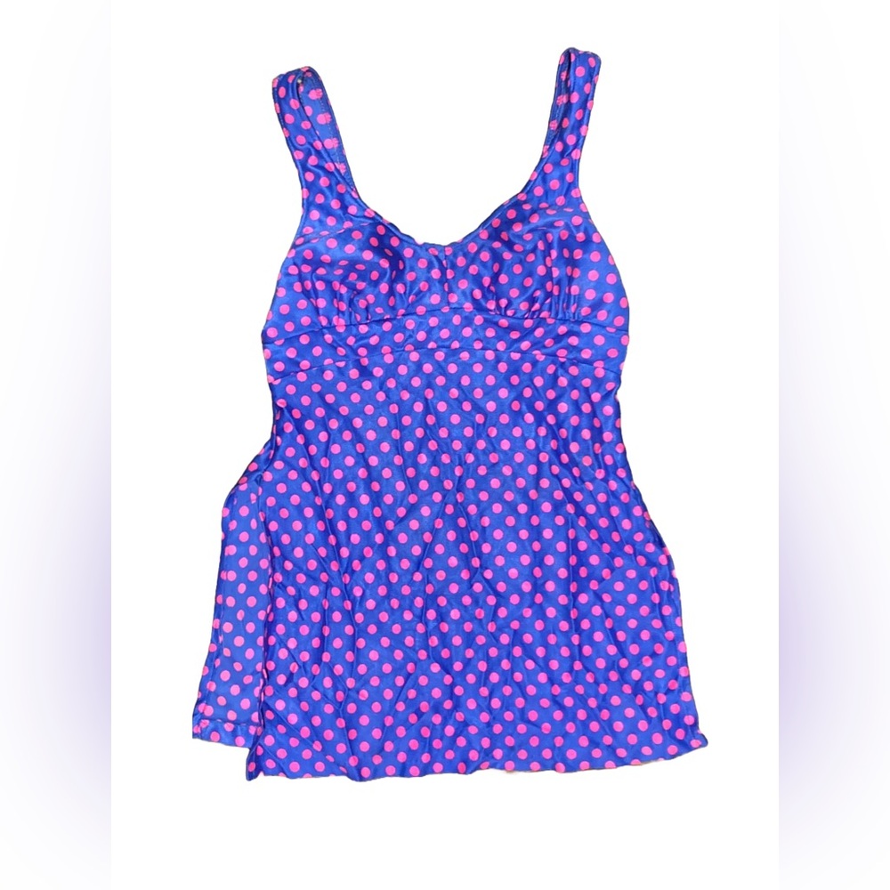 Vintage Polka Dot Swim Top